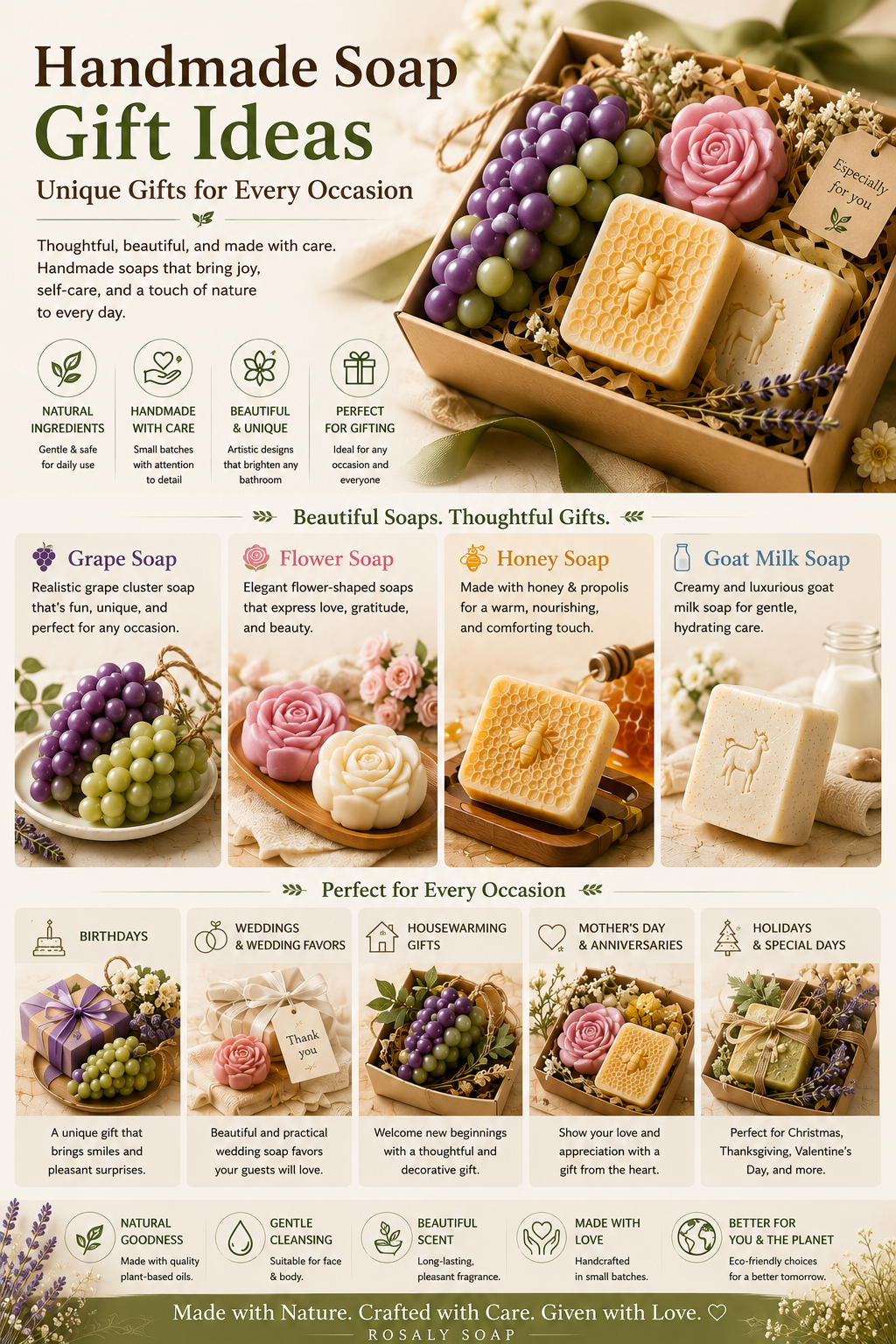 Handmade Soap Gift Ideas: Unique Gifts for Every Occasion