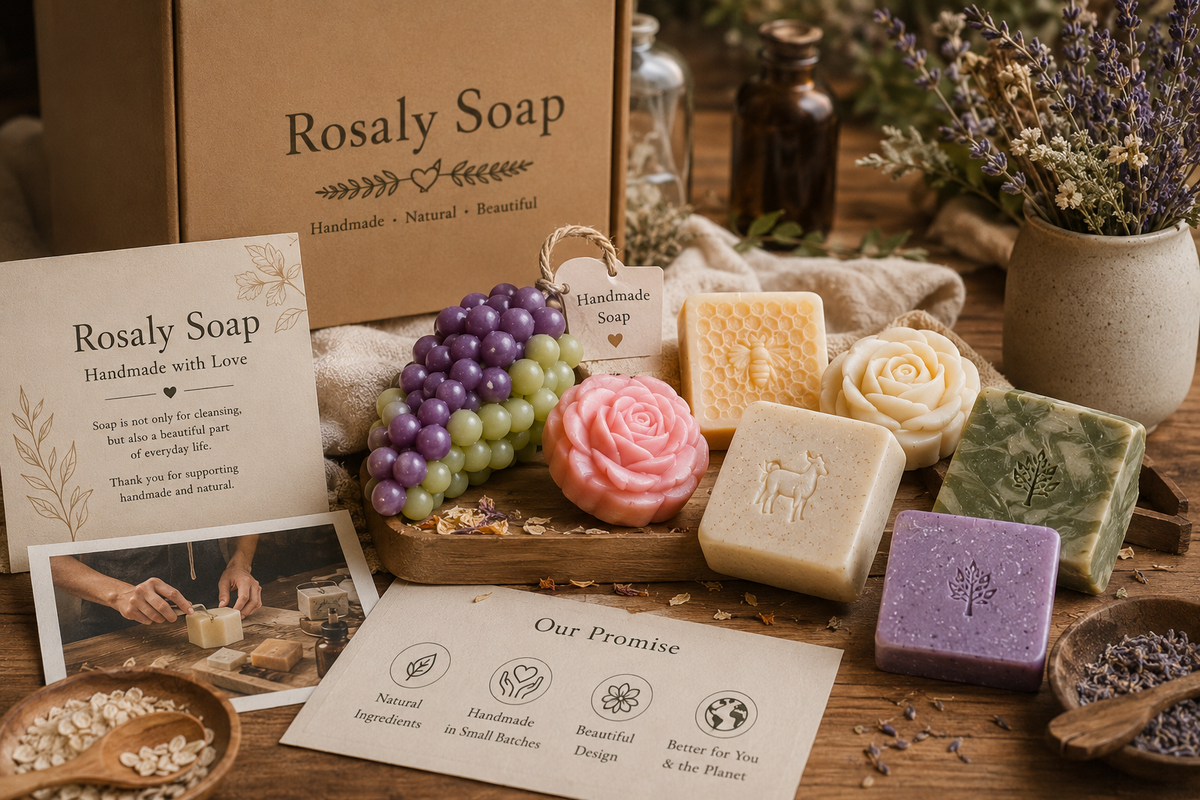 From Ingredients to Artwork: The Story Behind Rosaly Soap