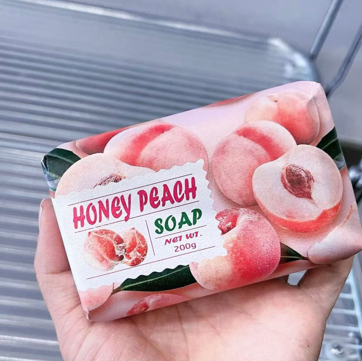Fruit Fragrance Soap Bar | Long-Lasting Scent Handmade Bath & Face Soap | Peach, Grape, Coconut, Strawberry, Lemon & More