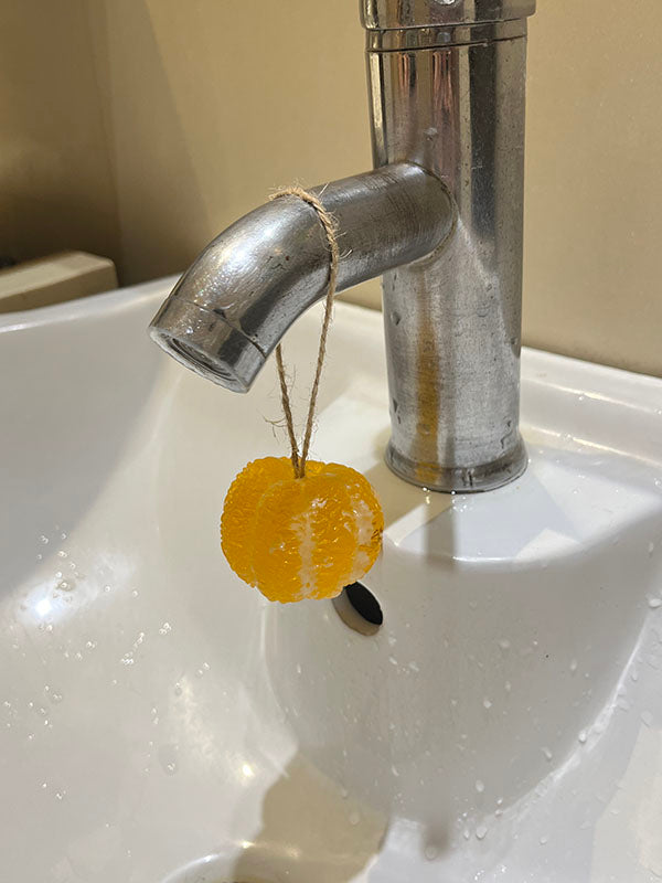 Handmade Orange-Shaped Soap with Essential Oil | Natural Decor & Gift | Face & Body Wash