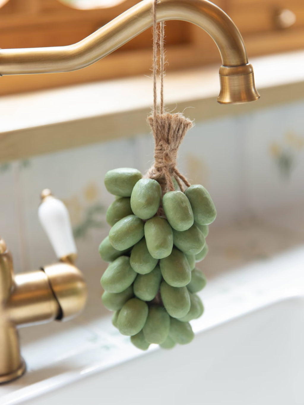 Sunshine Green Grape Soap 🍇 Natural Handmade Bar | Grape Cluster Design | Moisturizing