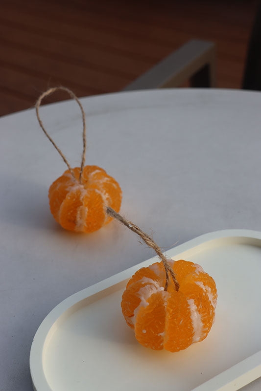 Handmade Orange-Shaped Soap with Essential Oil | Natural Decor & Gift | Face & Body Wash