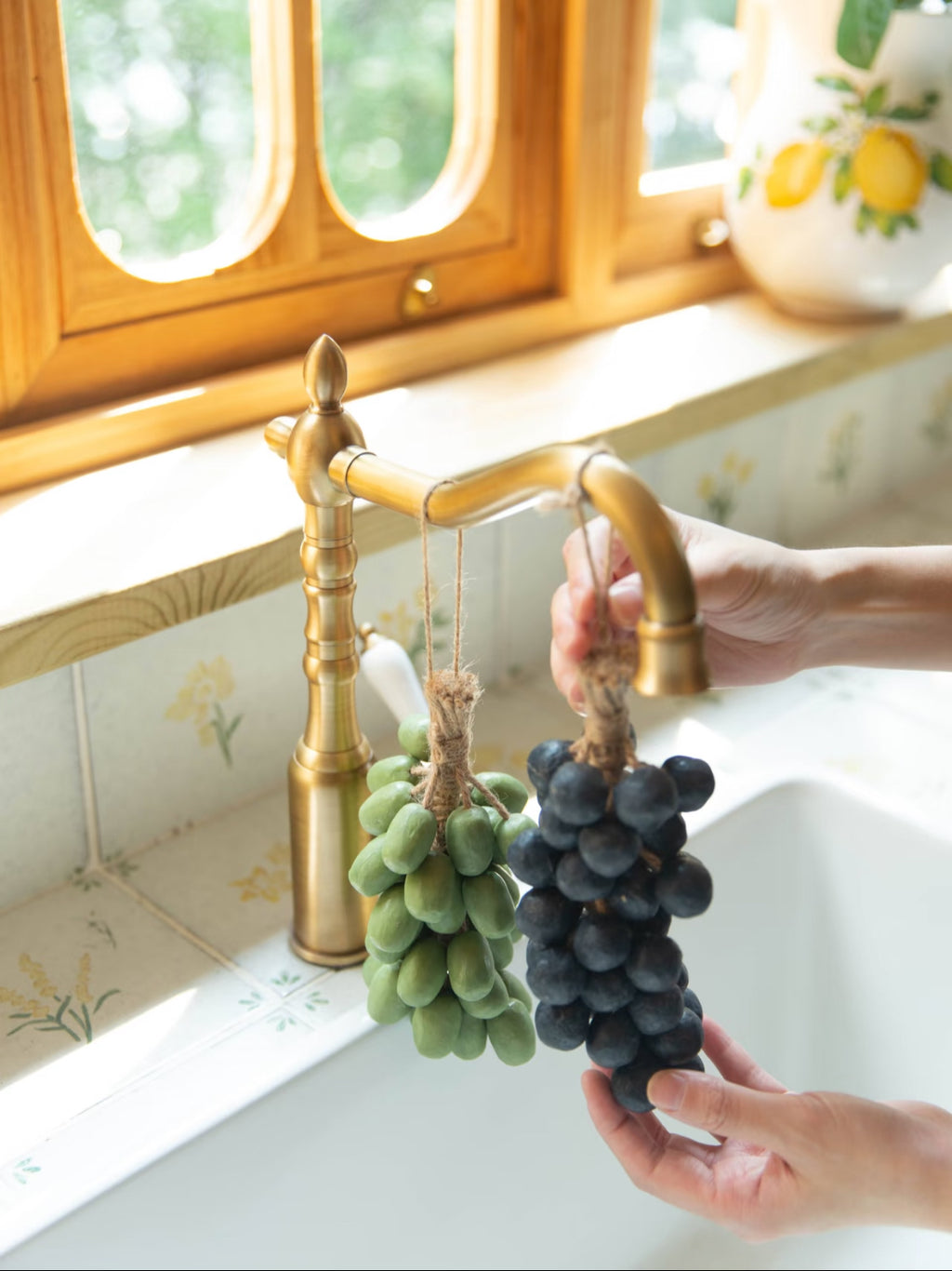 Sunshine Green Grape Soap 🍇 Natural Handmade Bar | Grape Cluster Design | Moisturizing