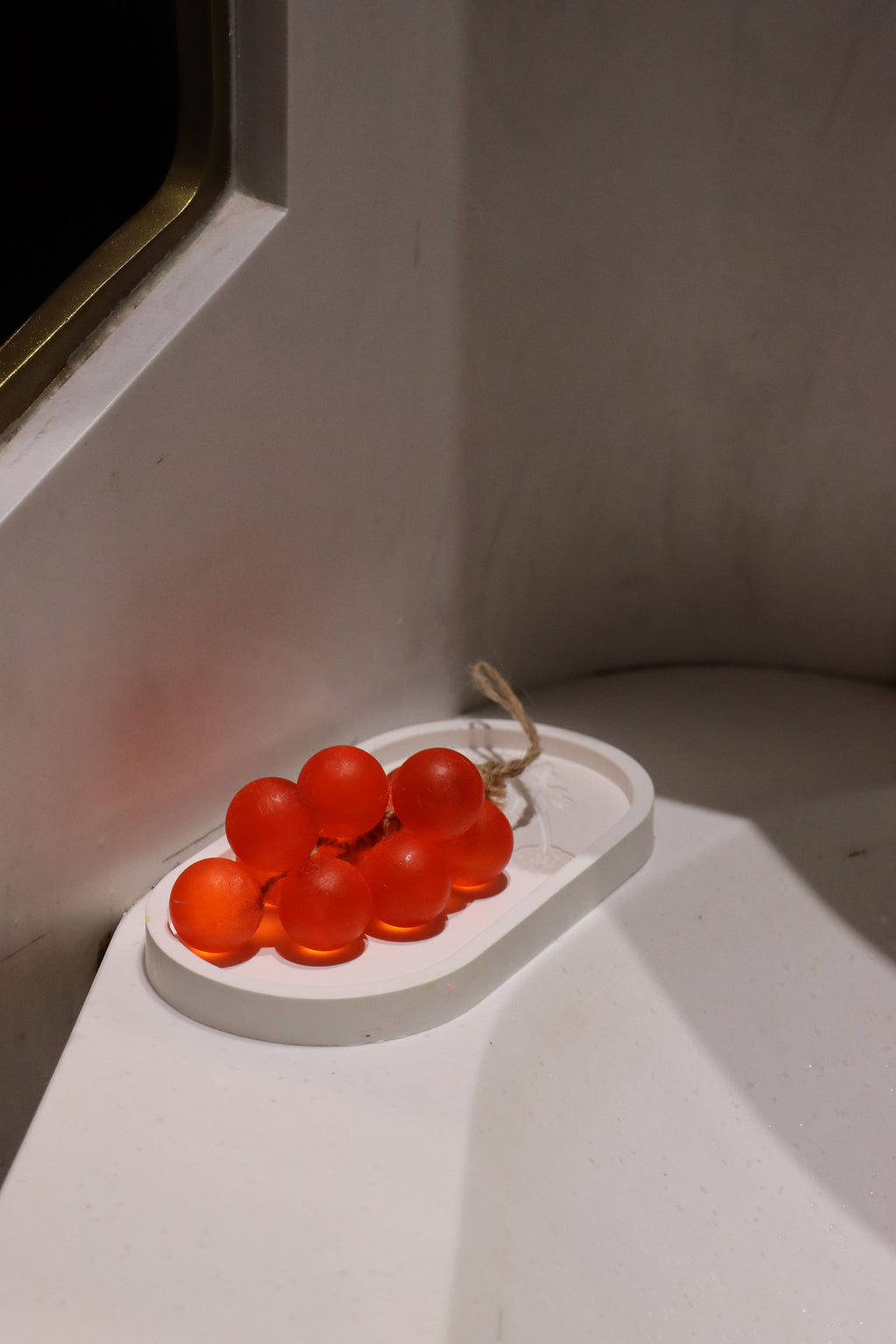 Handmade Shine Muscat Grape Soap String (12 Grapes) | Realistic Gift