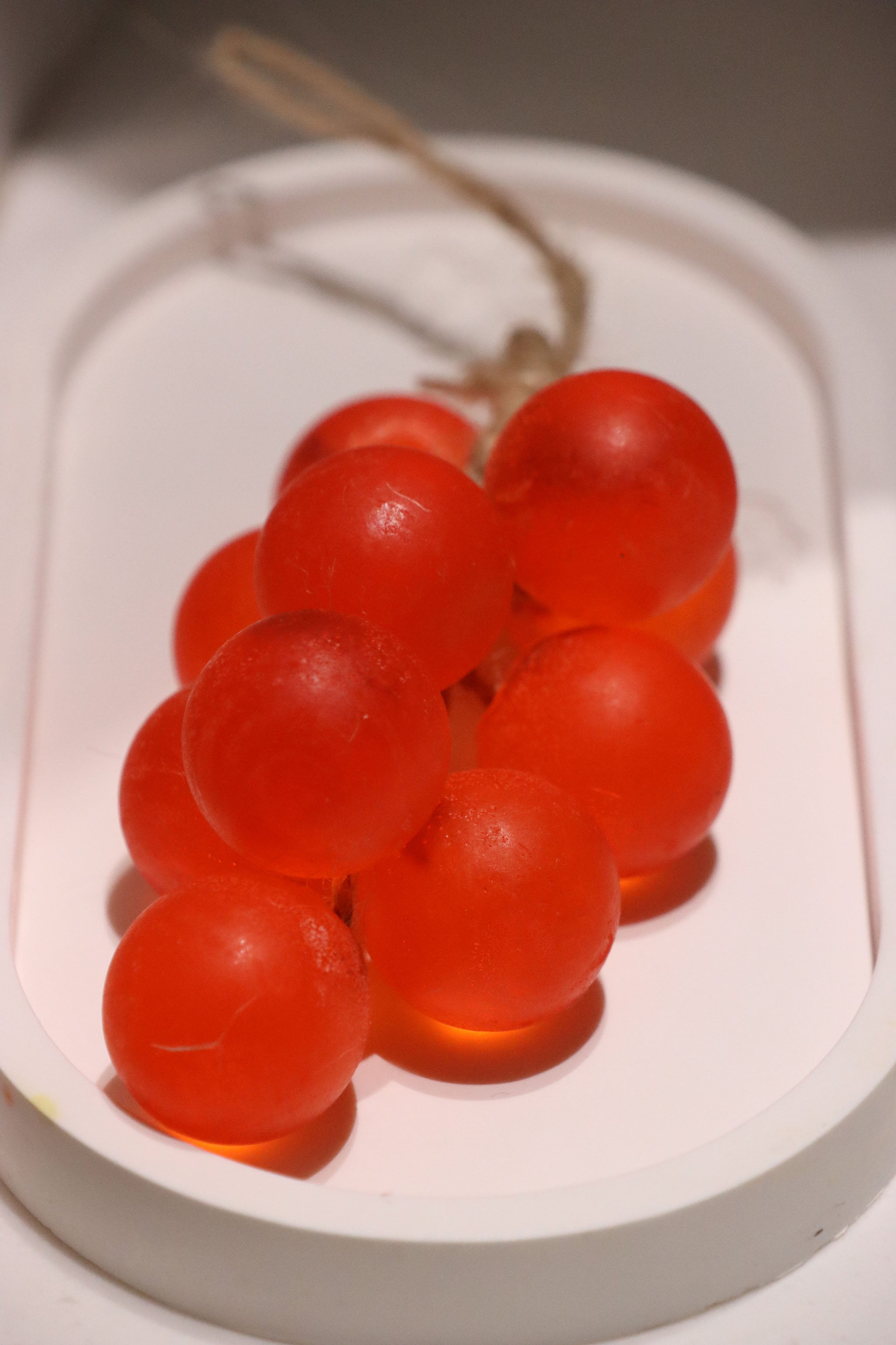 Handmade Shine Muscat Grape Soap String (12 Grapes) | Realistic Gift
