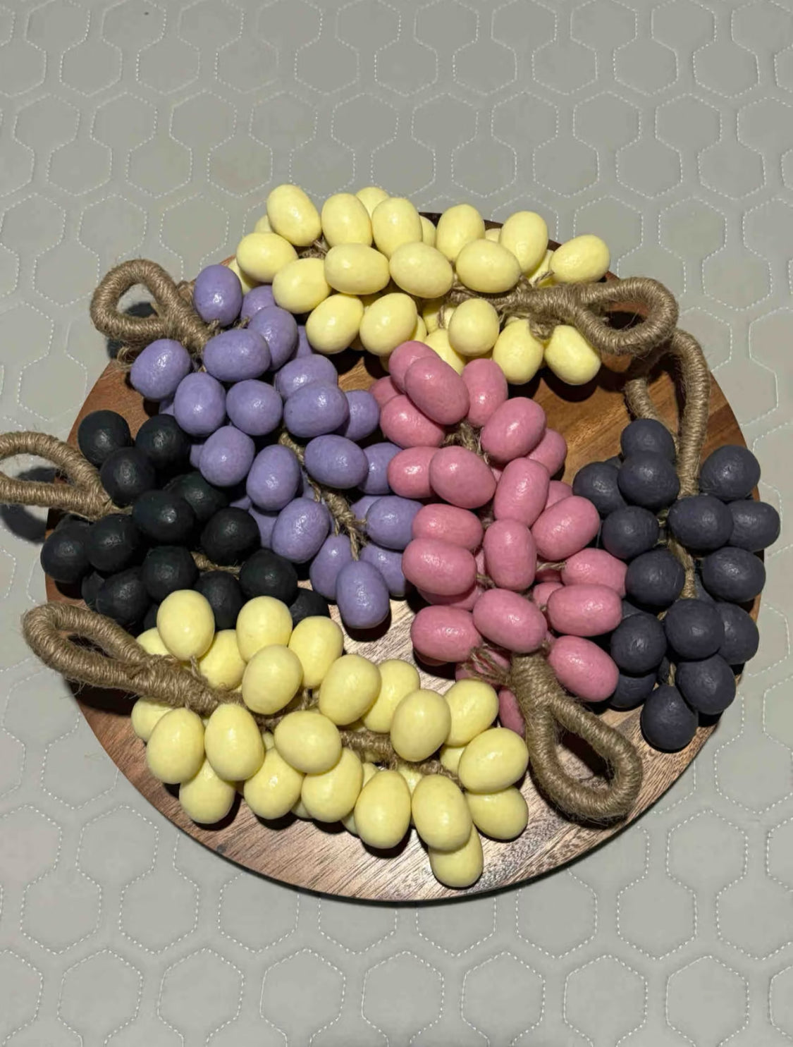 Artisanal Hand-Kneaded Grape Cold Process Soap - Individually Crafted Grape Clusters, Salon-Grade Skin Care, Premium Wedding & Holiday Gifts