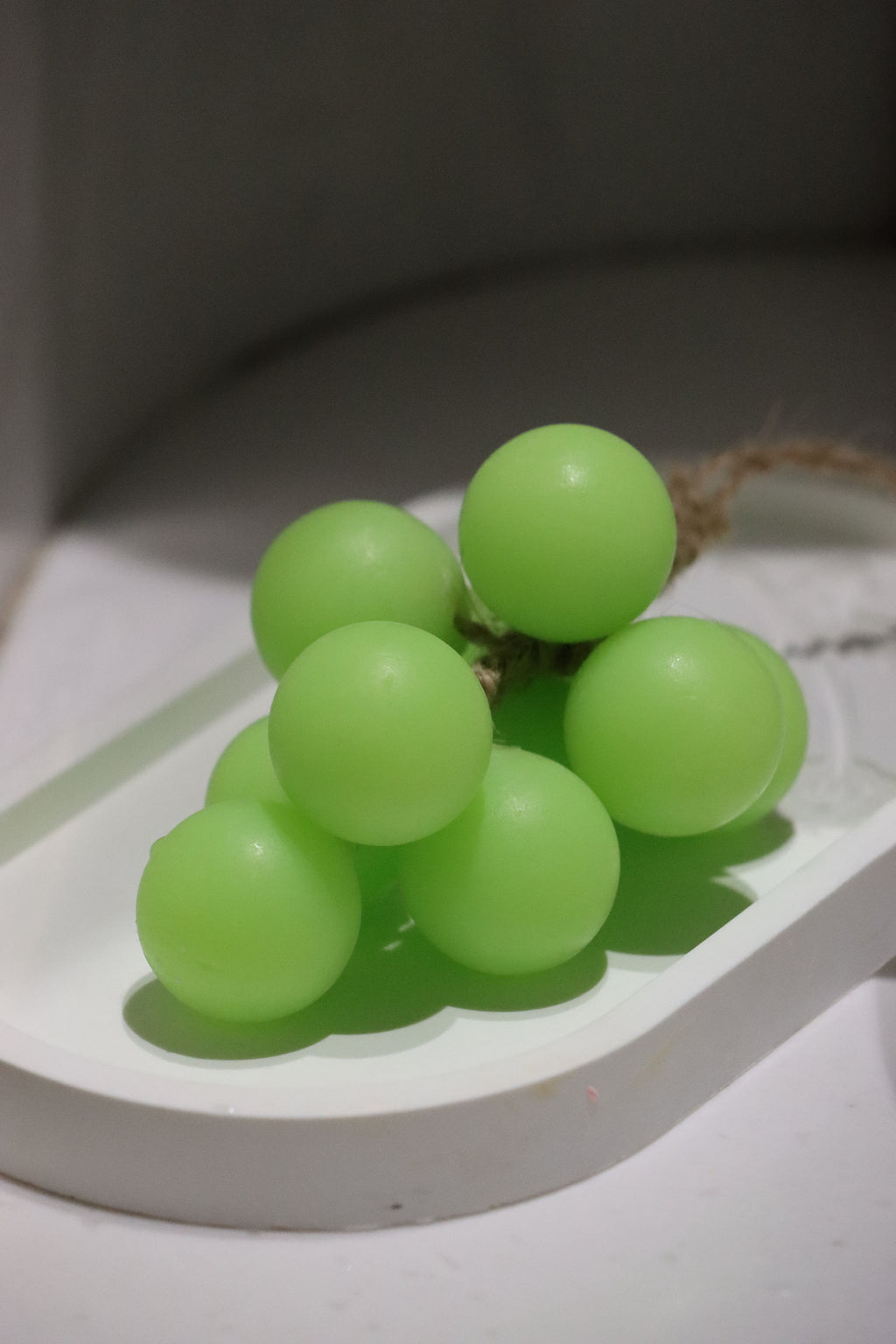 Handmade Shine Muscat Grape Soap String (12 Grapes) | Realistic Gift