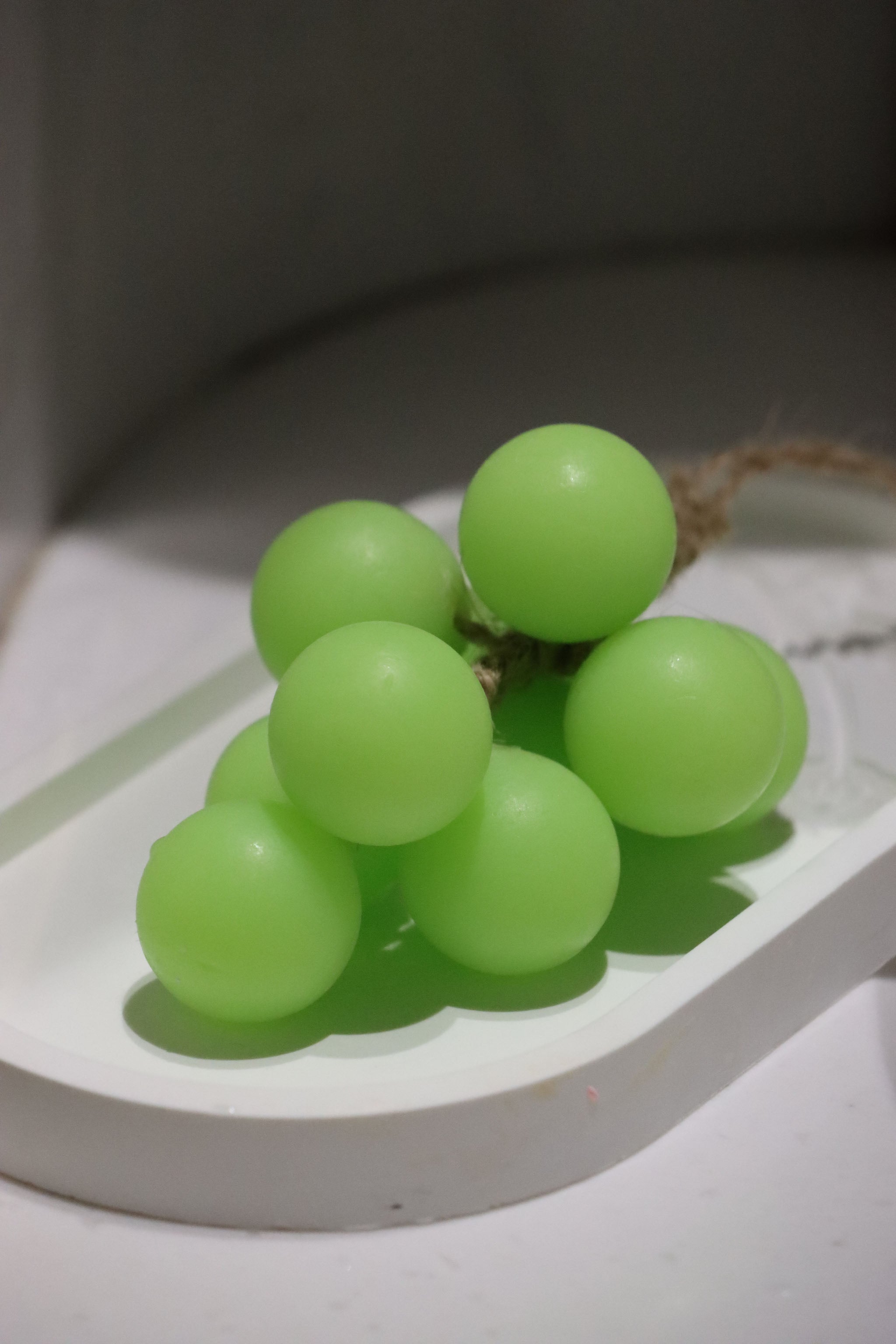 Handmade Shine Muscat Grape Soap String (12 Grapes) | Realistic Gift