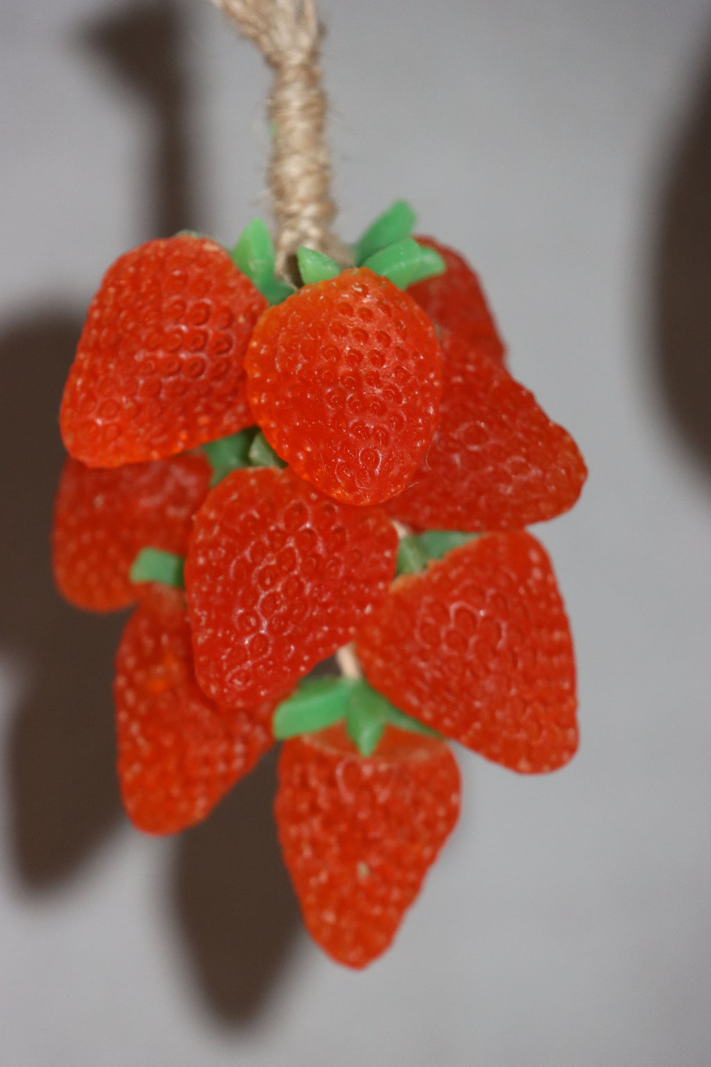 Handmade Strawberry Soap String (12 Strawberries) | Sweet Berry Gift