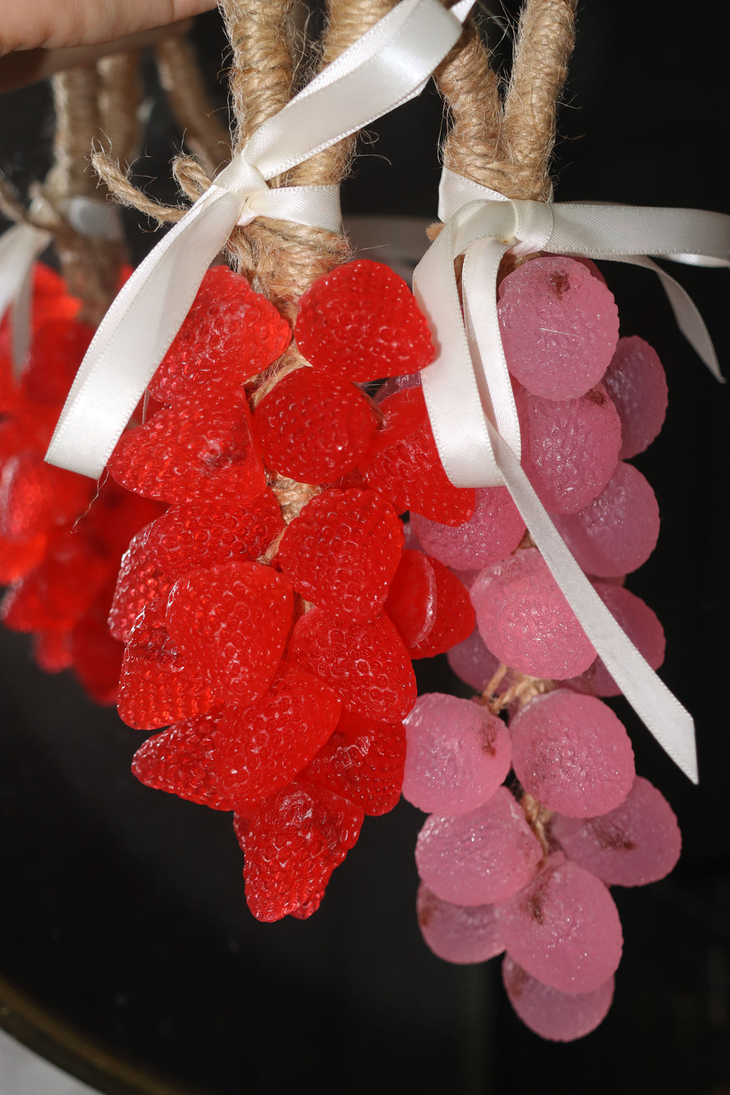 Handmade Lychee-Shaped Essential Oil Soap Skewer | Natural Fruity Scent | Creative Bathing Gift