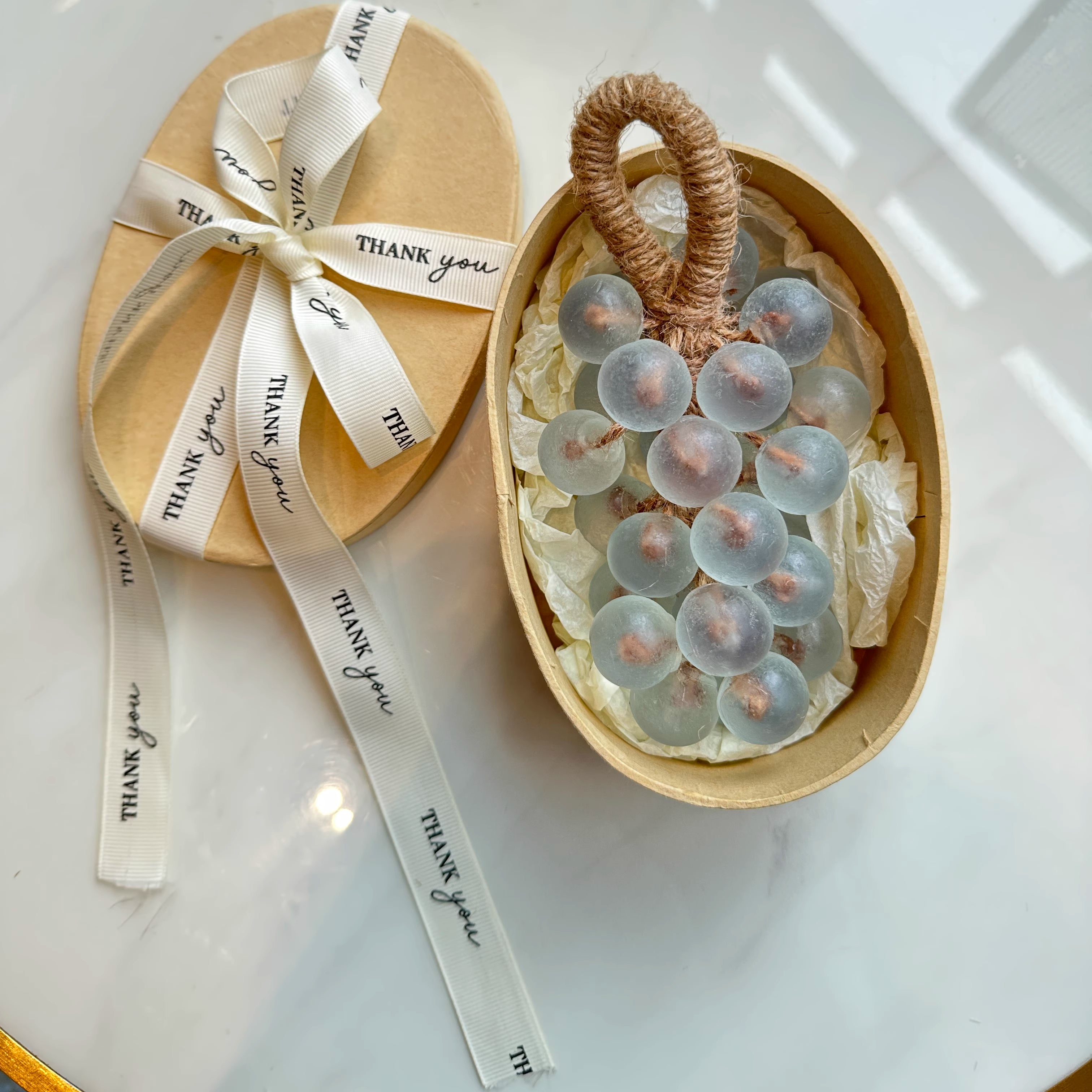 Hanging Grape Cluster Soap|Home Aromatherapy+Handwashing|Natural Essential Oil Handcrafted