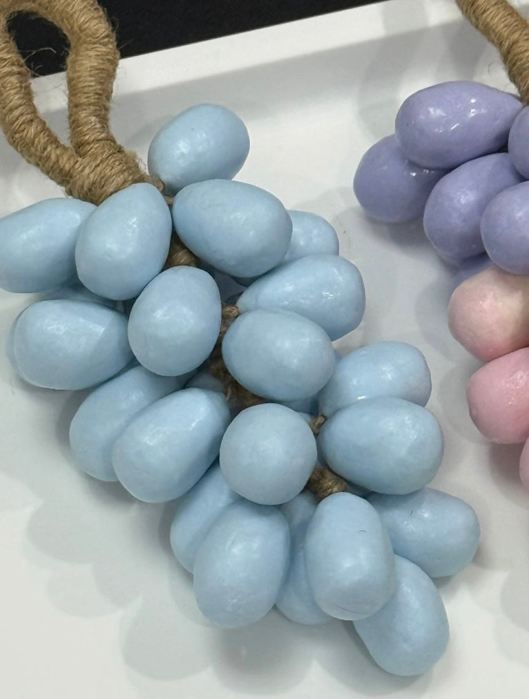 Artisanal Hand-Kneaded Grape Cold Process Soap - Individually Crafted Grape Clusters, Salon-Grade Skin Care, Premium Wedding & Holiday Gifts