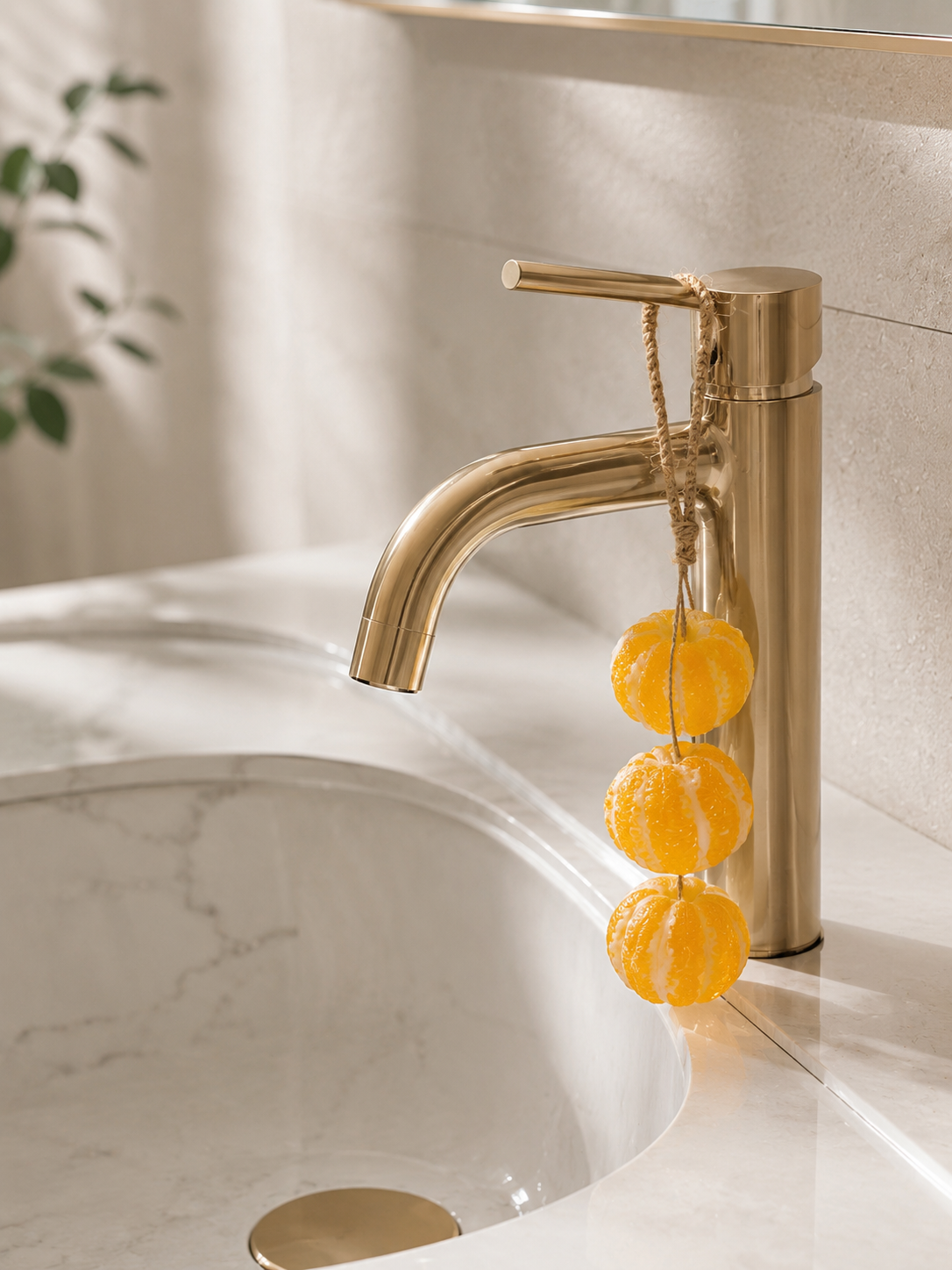 Handmade Orange Cluster Soap | Realistic Hanging Orange Soap with Natural Essential Oil | Decorative & Functional Art Soap