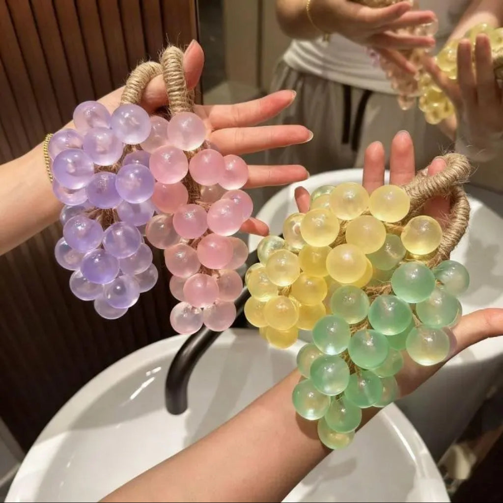 Crystal Grape Cluster Soap – Handmade Fruit-Inspired Artisan Soap Decor & Gift