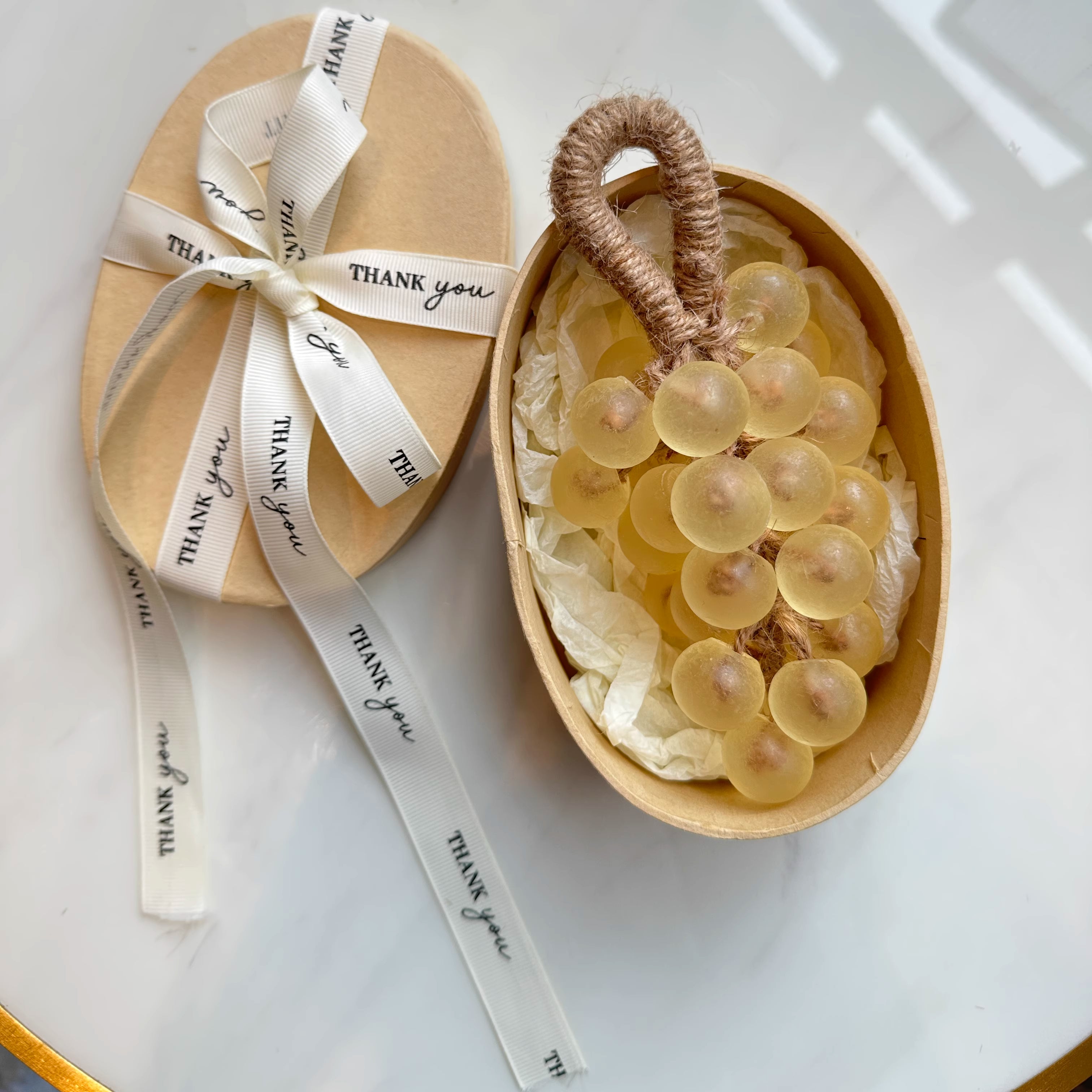 Hanging Grape Cluster Soap|Home Aromatherapy+Handwashing|Natural Essential Oil Handcrafted