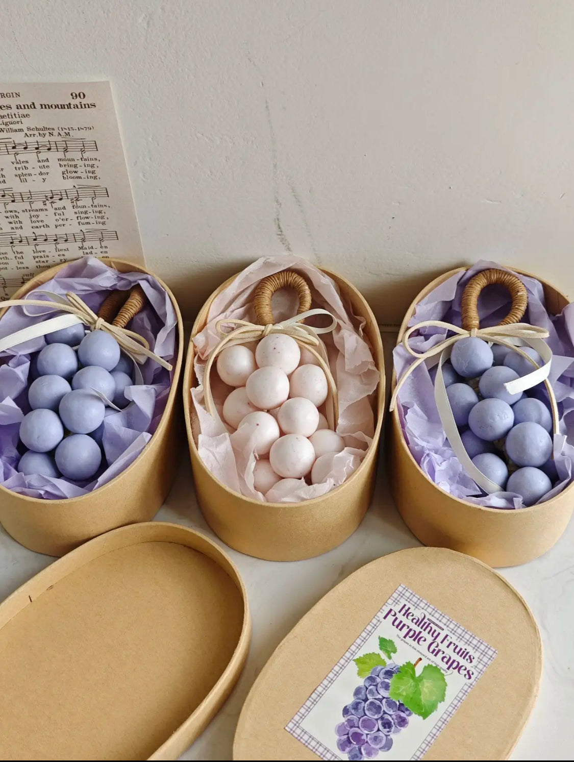 Luxury Cold-Process Grape Soap – Handmade, Gentle & Fragrant