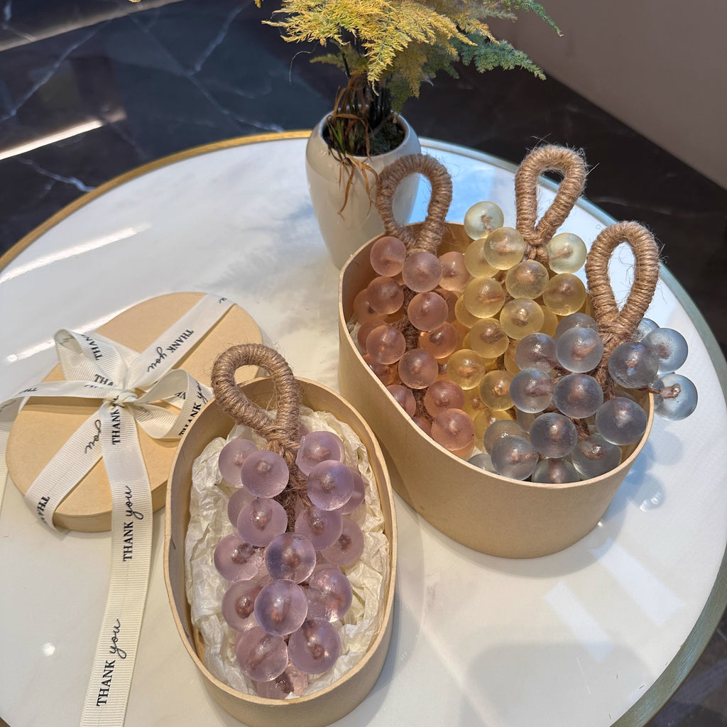 Hanging Grape Cluster Soap|Home Aromatherapy+Handwashing|Natural Essential Oil Handcrafted