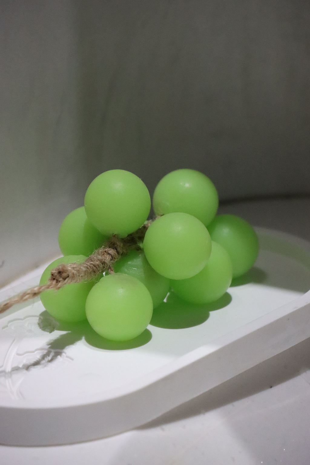 Handmade Shine Muscat Grape Soap String (12 Grapes) | Realistic Gift