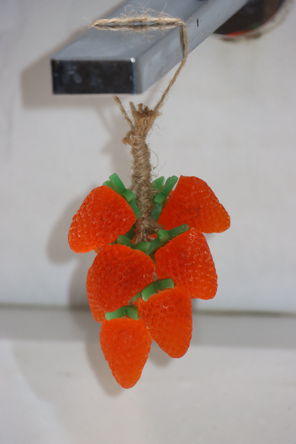 Handmade Strawberry Soap String (12 Strawberries) | Sweet Berry Gift