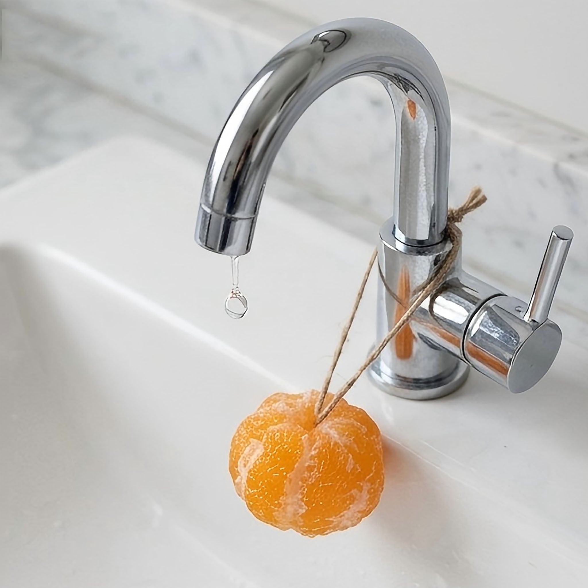 Handmade Orange-Shaped Soap (50g) | Fresh Citrus Scented Gift