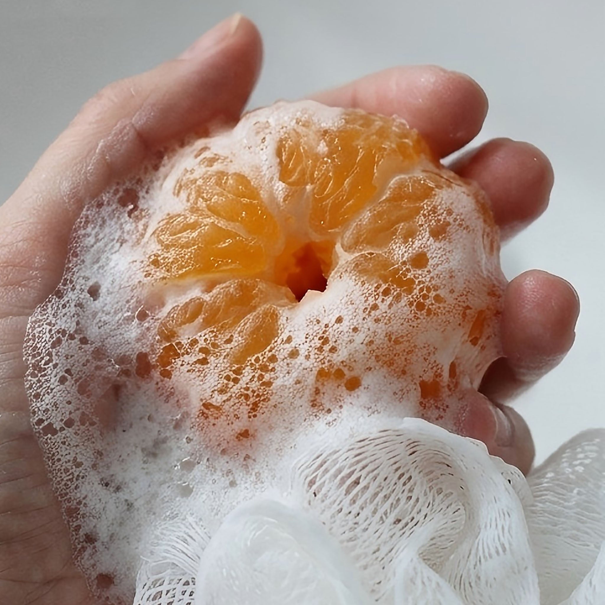 Handmade Orange-Shaped Soap (50g) | Fresh Citrus Scented Gift