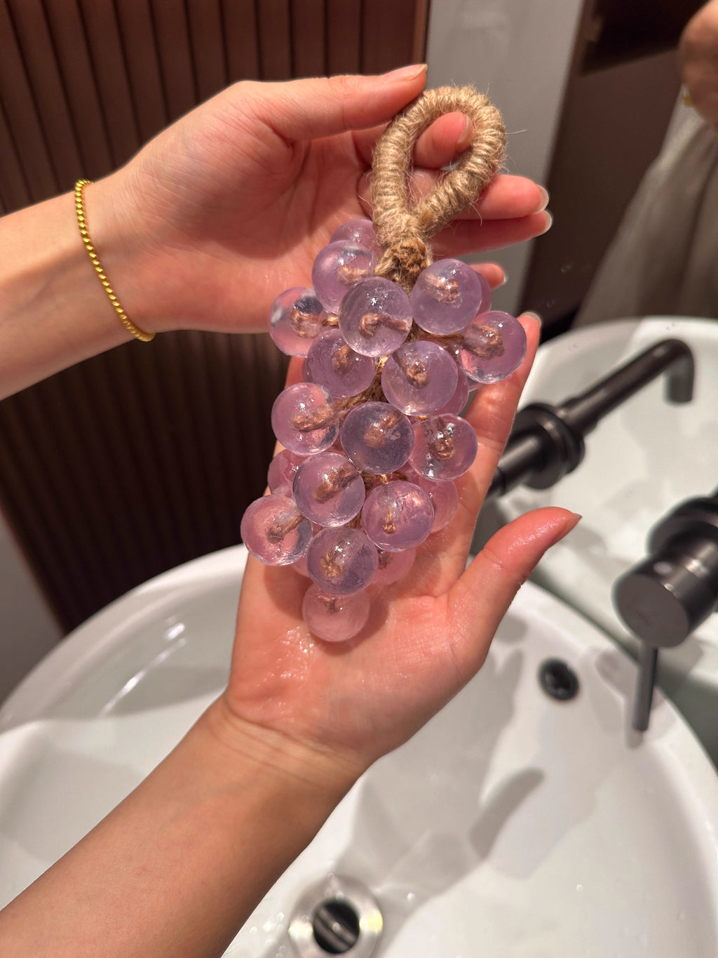 Hanging Grape Cluster Soap|Home Aromatherapy+Handwashing|Natural Essential Oil Handcrafted