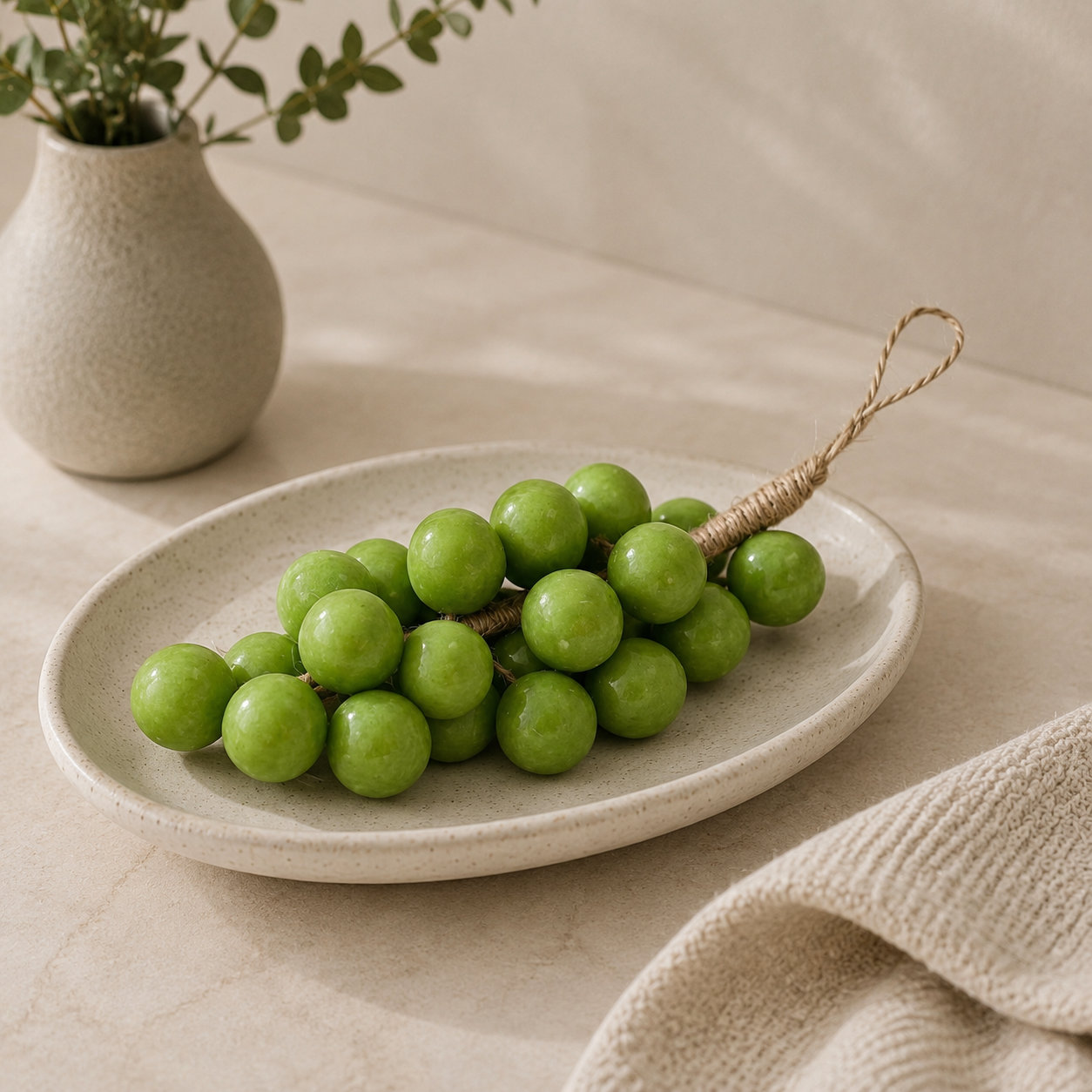 Handmade Grape Soap Bunch – Natural Decorative Soap with Rustic Hemp Rope | Aromatherapy Bath Gift