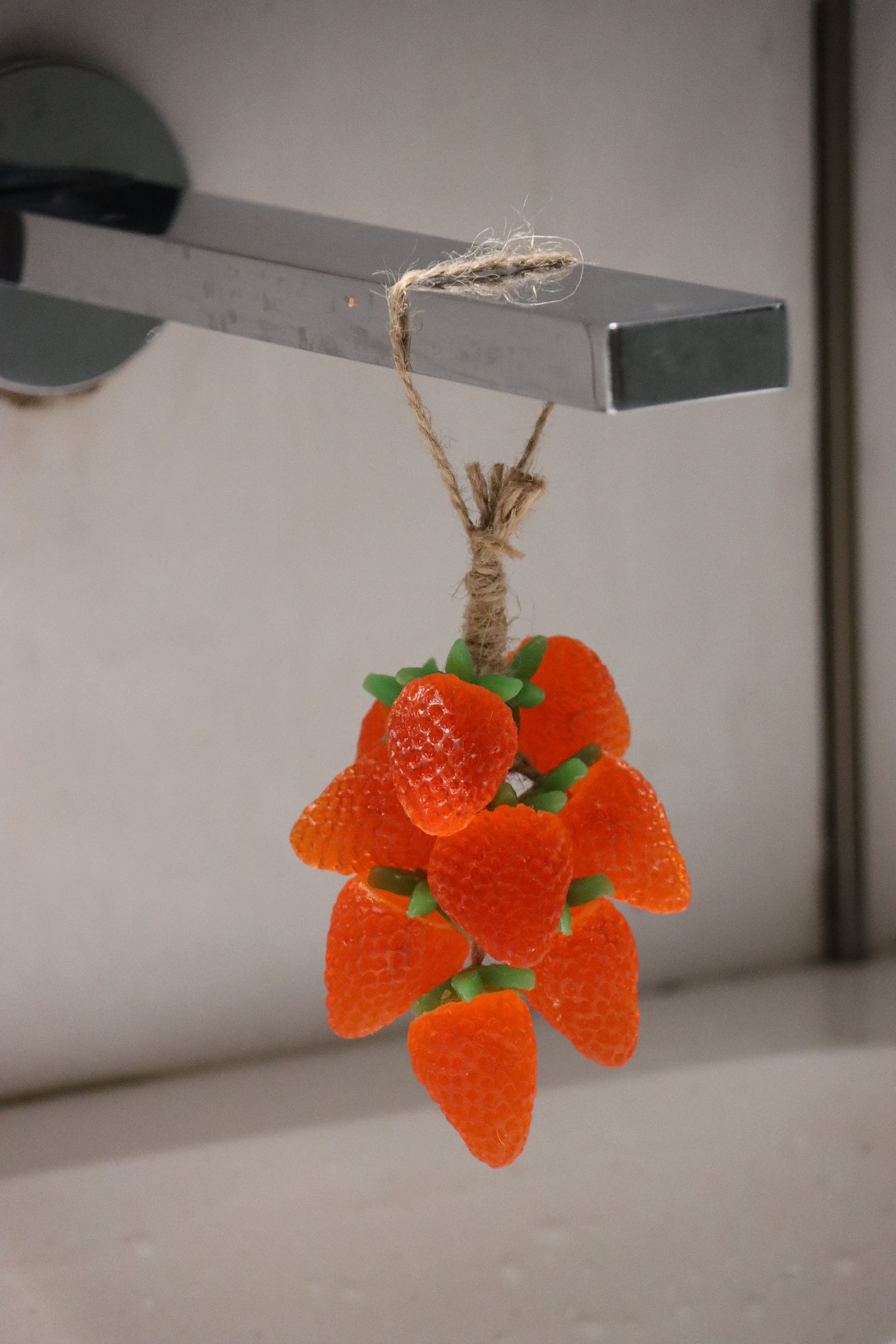 Handmade Strawberry Soap String (12 Strawberries) | Sweet Berry Gift
