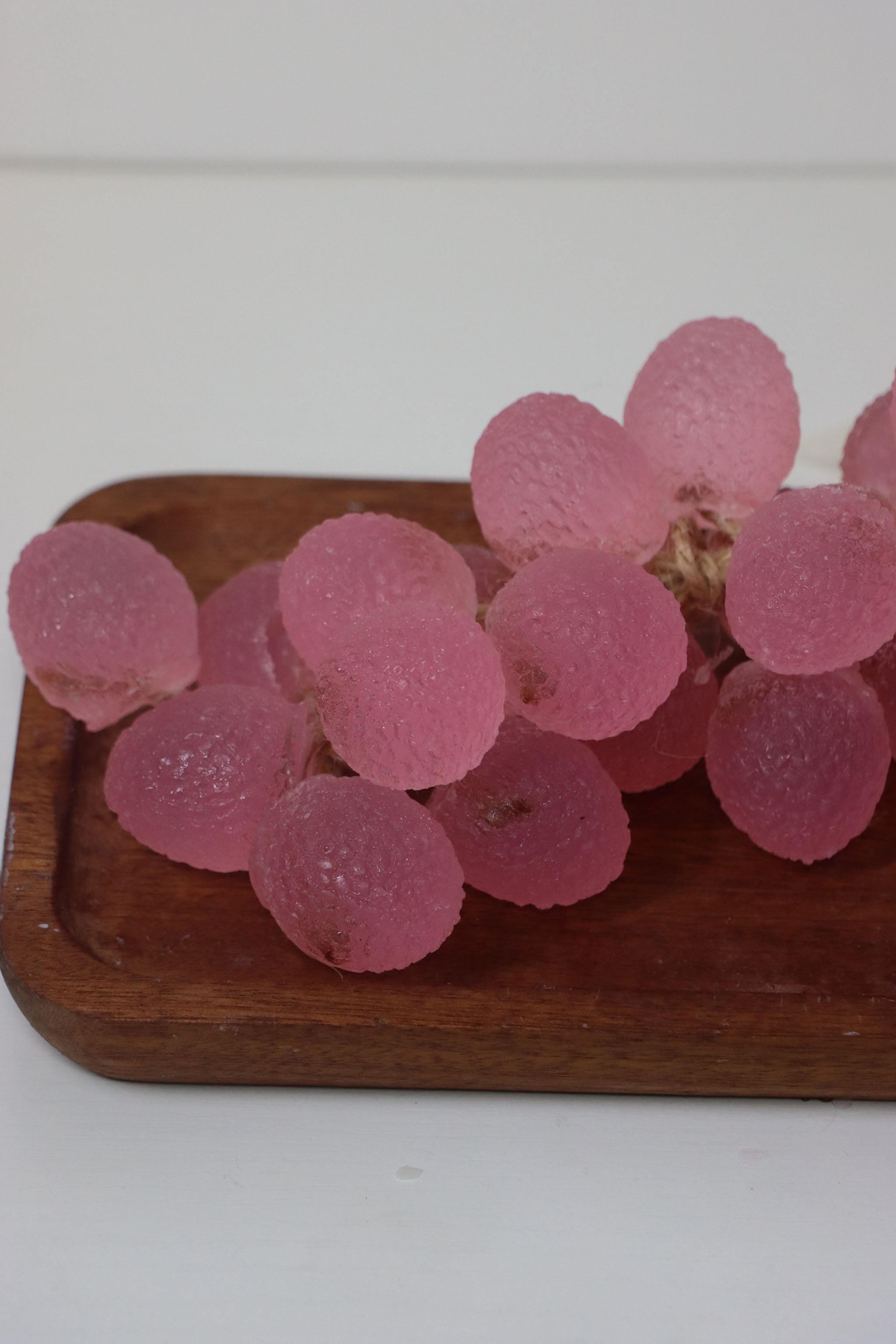Handmade Lychee-Shaped Essential Oil Soap Skewer | Natural Fruity Scent | Creative Bathing Gift