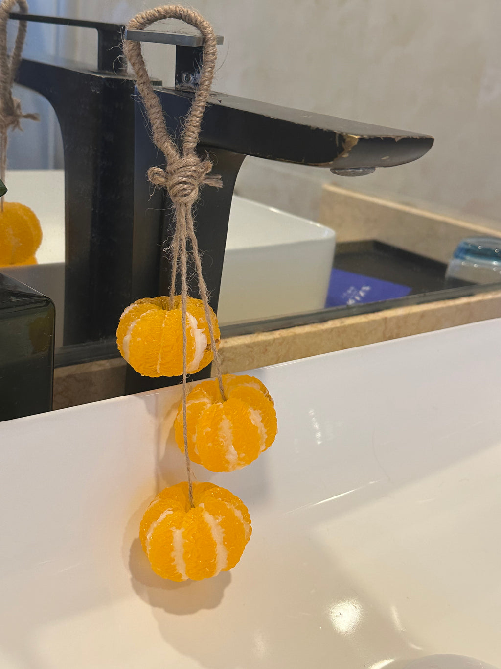 Handmade Orange-Shaped Soap with Essential Oil | Natural Decor & Gift | Face & Body Wash