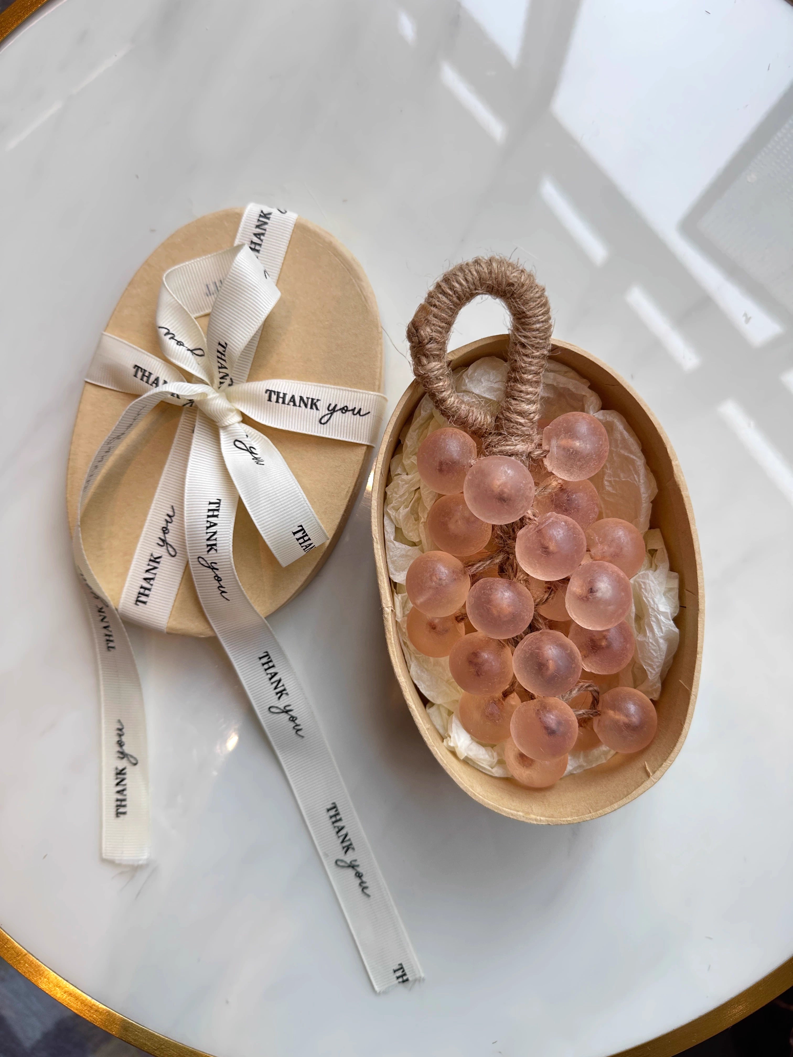 Hanging Grape Cluster Soap|Home Aromatherapy+Handwashing|Natural Essential Oil Handcrafted