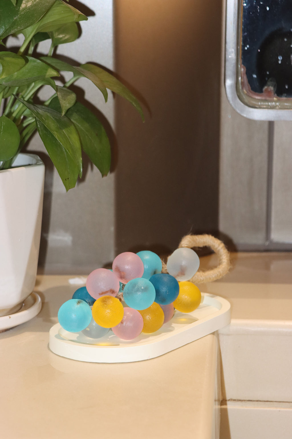 Grape Cluster Handmade Soap - Natural Long-Lasting Air Freshener, Bathroom & Kitchen Decor, Gift Set