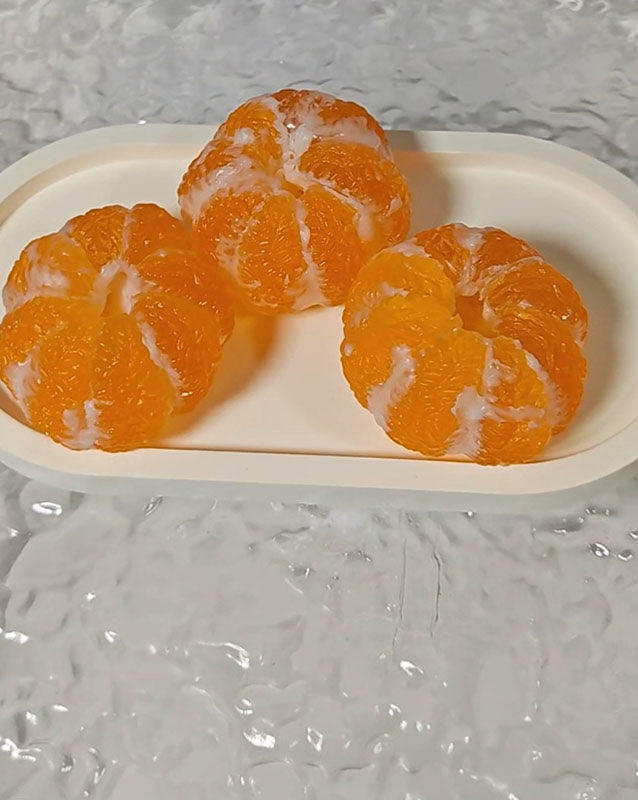 Handmade Orange-Shaped Soap with Essential Oil | Natural Decor & Gift | Face & Body Wash