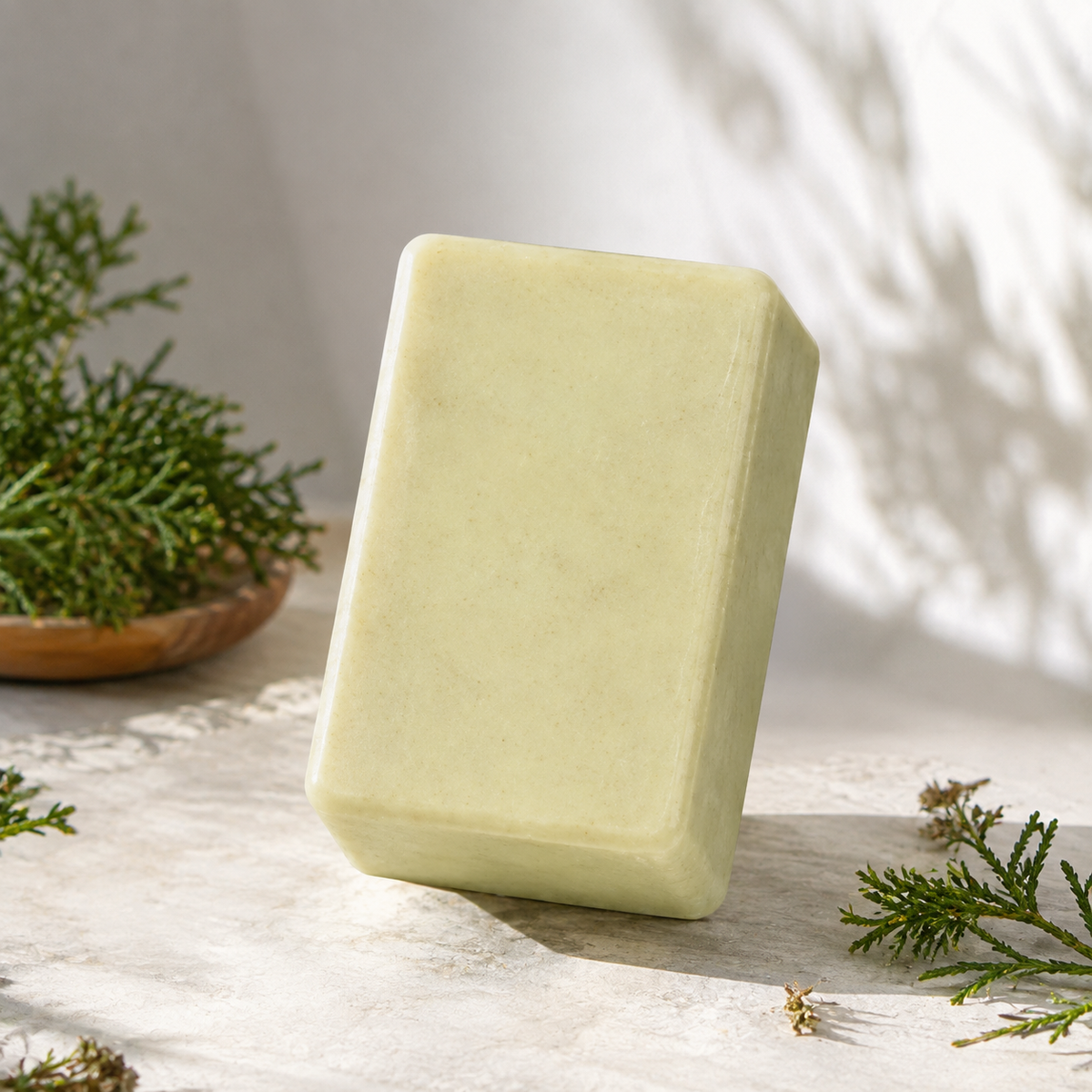 Handmade Mugwort & Dendrobium Herbal Soap Bar – Botanical Face & Body Cleanser