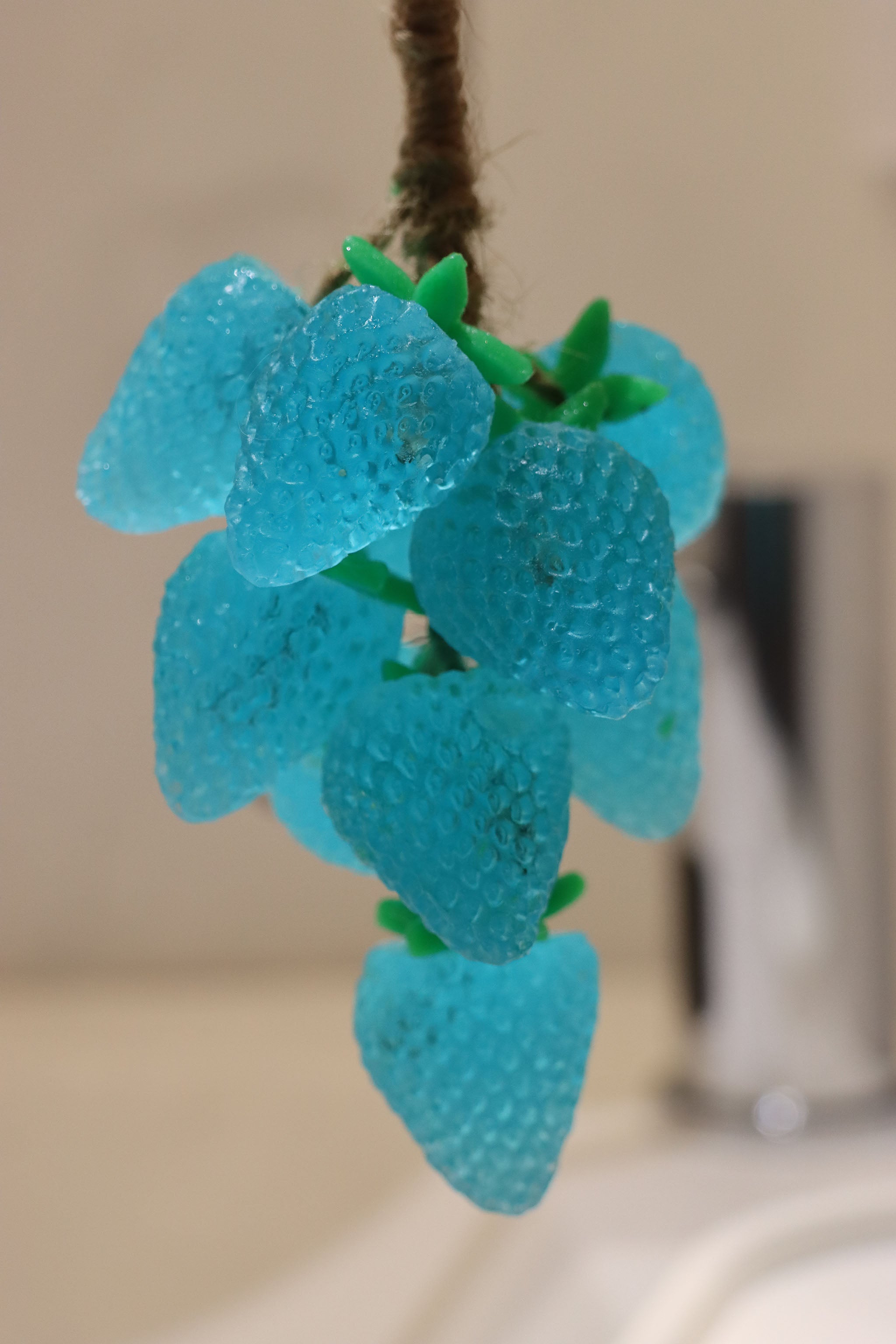 Handmade Strawberry Soap String (12 Strawberries) | Sweet Berry Gift