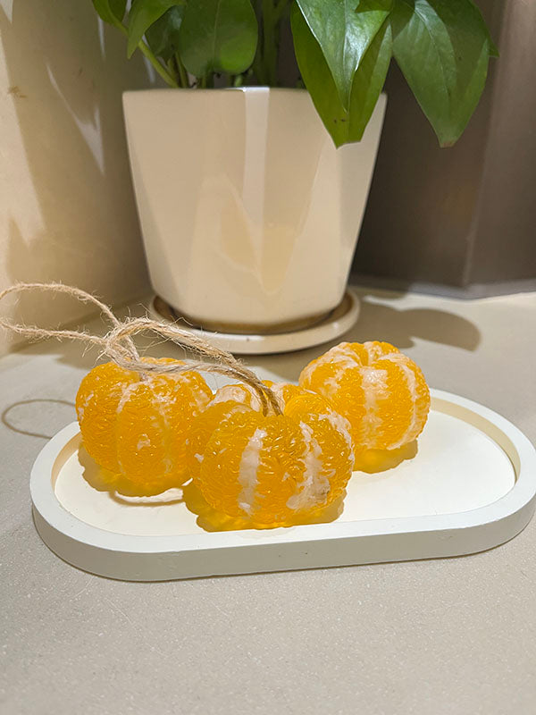 Handmade Orange-Shaped Soap with Essential Oil | Natural Decor & Gift | Face & Body Wash