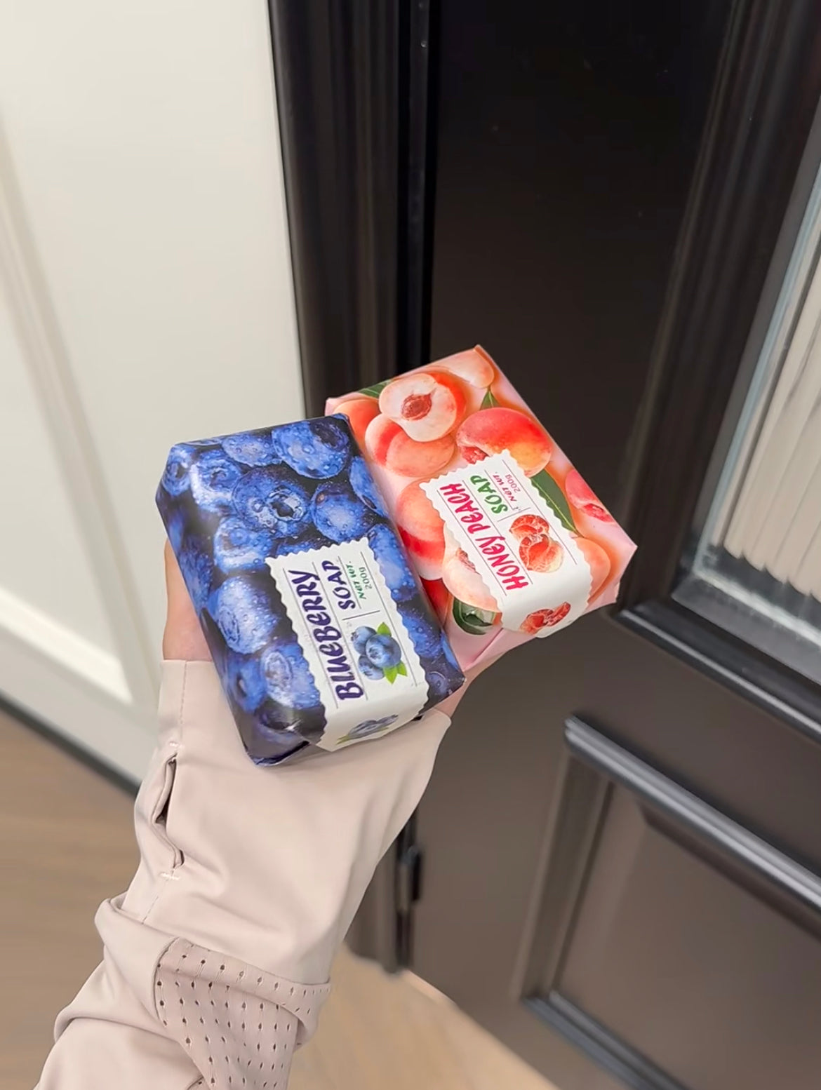 Fruit Fragrance Soap Bar | Long-Lasting Scent Handmade Bath & Face Soap | Peach, Grape, Coconut, Strawberry, Lemon & More