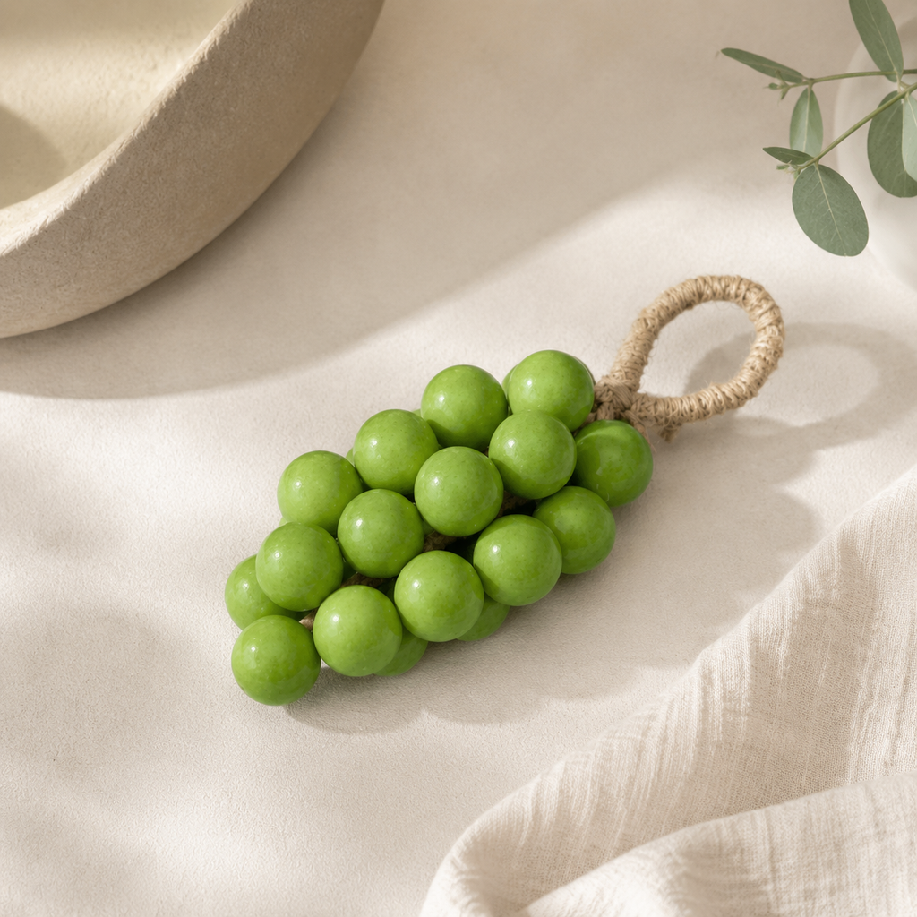 Handmade Grape Soap Bunch – Natural Decorative Soap with Rustic Hemp Rope | Aromatherapy Bath Gift