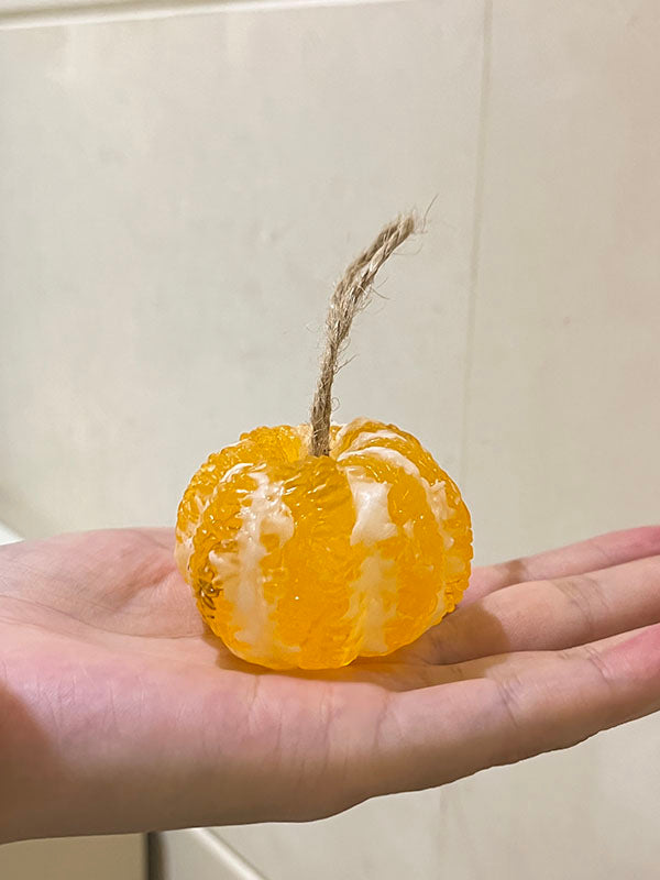 Handmade Orange-Shaped Soap with Essential Oil | Natural Decor & Gift | Face & Body Wash