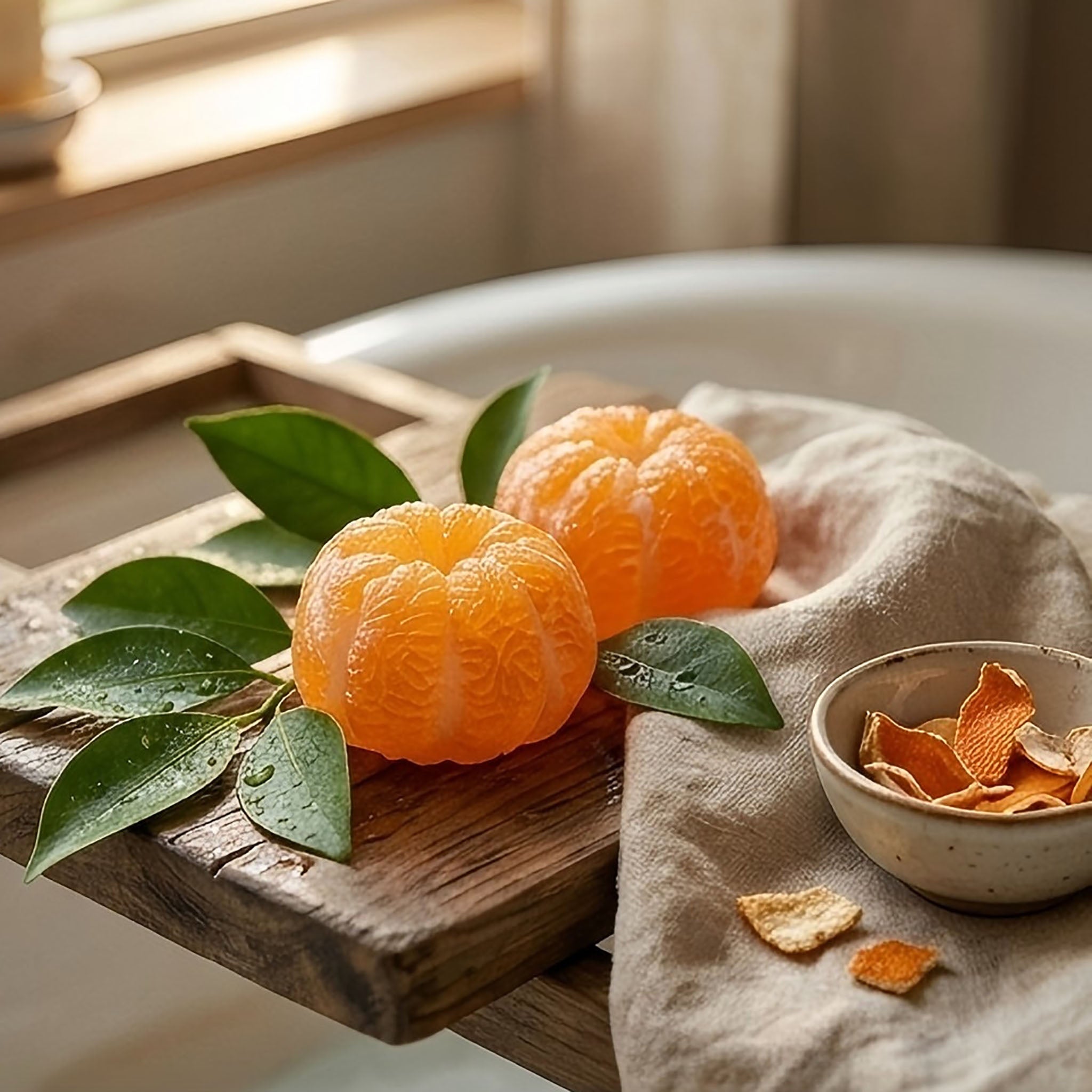 Handmade Orange-Shaped Soap (50g) | Fresh Citrus Scented Gift