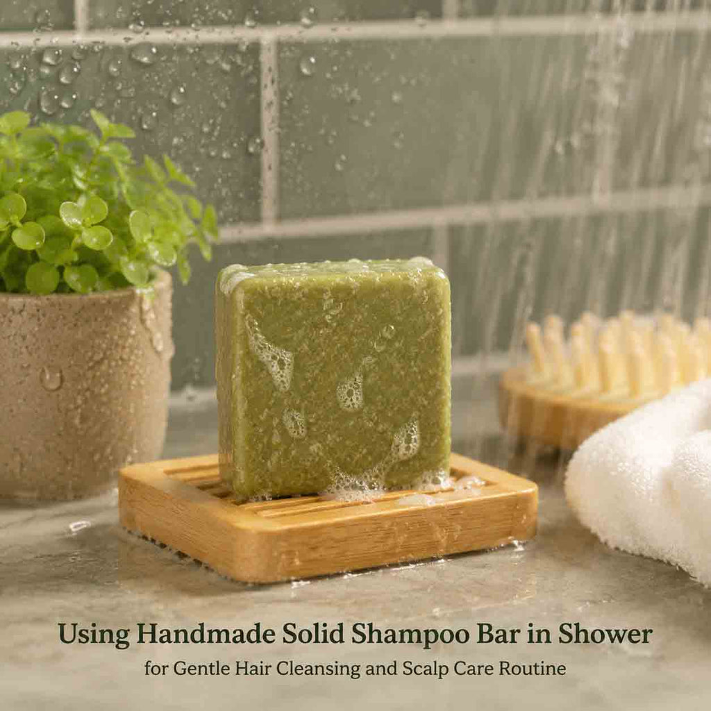 Handmade Herbal Shampoo Bar Duo for Scalp Care | Dendrobium & He Shou Wu