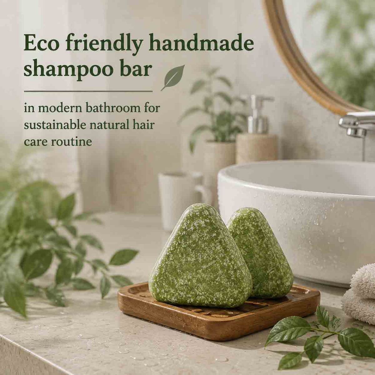 Handmade 13 Botanical Herbal Shampoo Bar with Biotal, Usma & Fo-Ti | Natural Scalp Care Solid Shampoo 100g