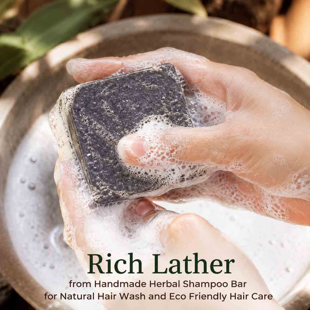Handmade Herbal Shampoo Bar Duo for Scalp Care | Dendrobium & He Shou Wu
